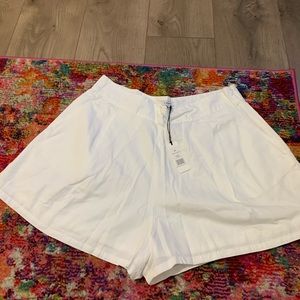 We wore what white shorts XL